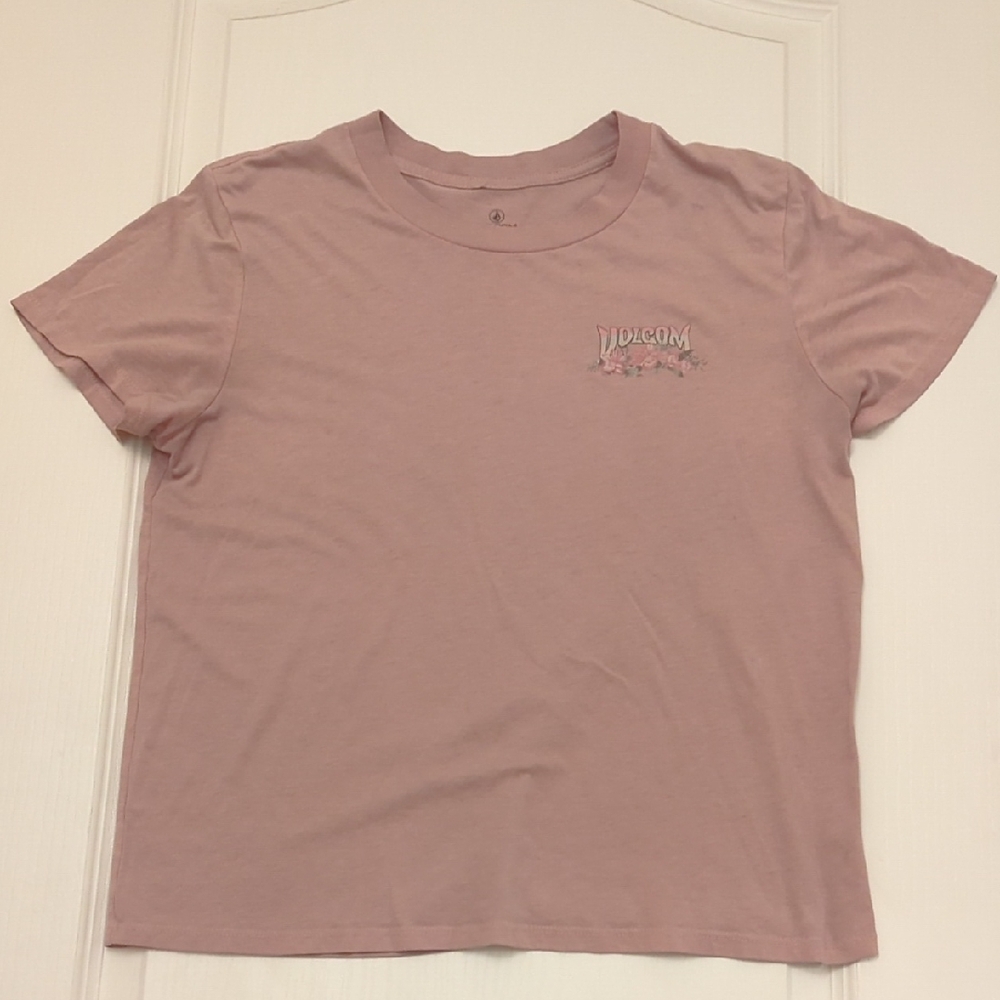 Volcom Kids Light Pink Short Sleeve Tee